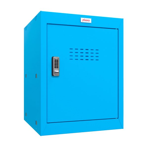 Phoenix CL0544BBE Size 2 Blue Cube Locker with Electronic Lock