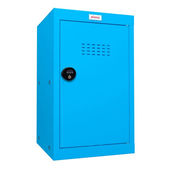 Phoenix CL0644BBC Size 3 Blue Cube Locker with Combination Lock