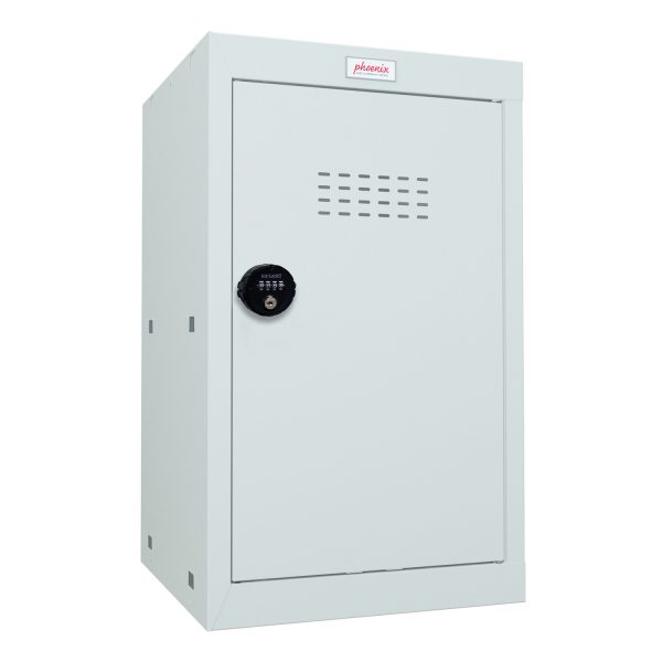 Phoenix CL0644GGC Size 3 Light Grey Cube Locker with Combination Lock