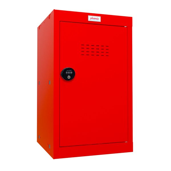 Phoenix CL0644RRC Size 3 Red Cube Locker with Combination Lock