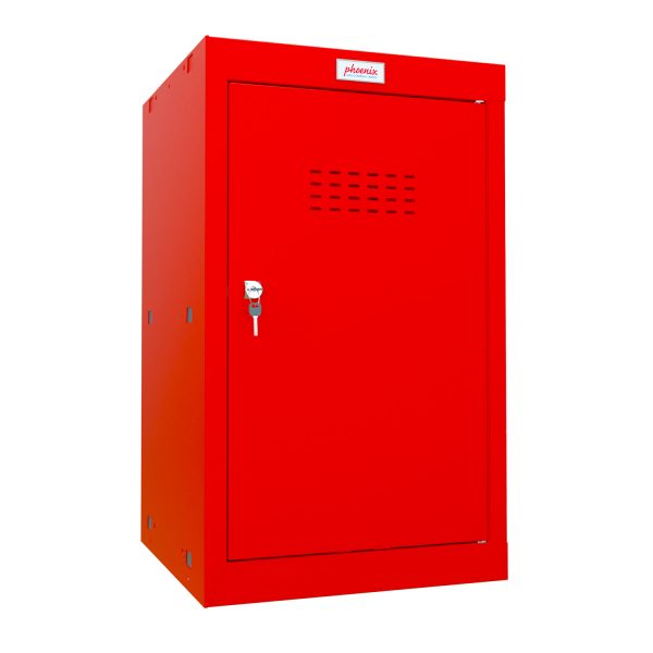 Phoenix CL0644RRK Size 3 Red Cube Locker with Key Lock