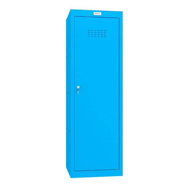 Phoenix CL1244BBK Size 4 Blue Cube Locker with Key Lock