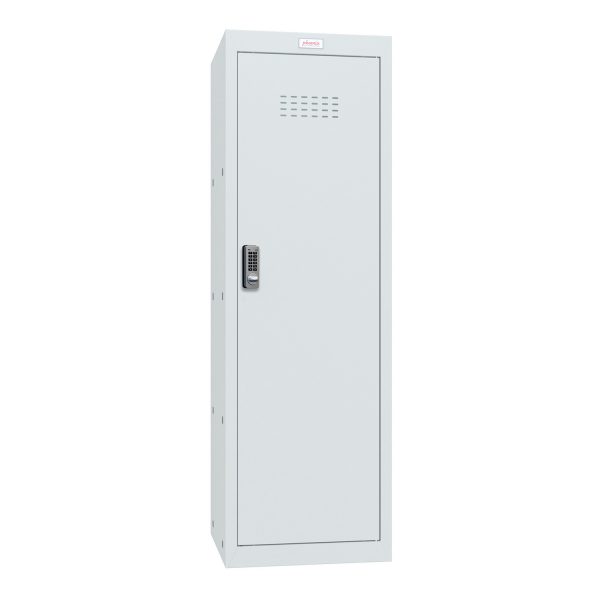 Phoenix CL1244GGE Size 4 Light Grey Cube Locker with Electronic Lock