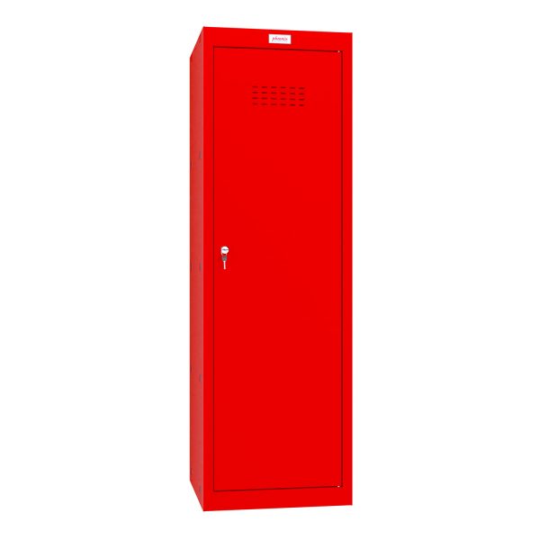 Phoenix CL1244RRK Size 4 Red Cube Locker with Key Lock