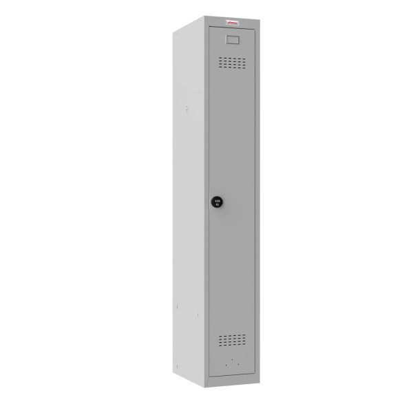Phoenix PL 300D Series PL1133GGC 1 Column 1 Door Personal locker in Grey with Combination Lock