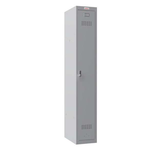 Phoenix PL 300D Series PL1133GGE 1 Column 1 Door Personal locker in Grey with Electronic Lock