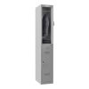 Phoenix PL 300D Series PL1233GGE 1 Column 2 Door Personal locker in Grey with Electronic Lock 2